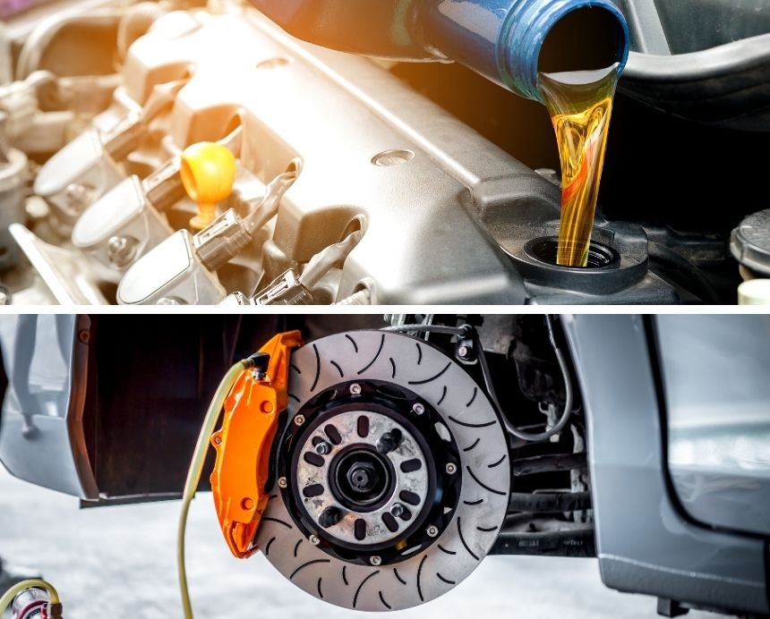 Oil and Brake Pads Change